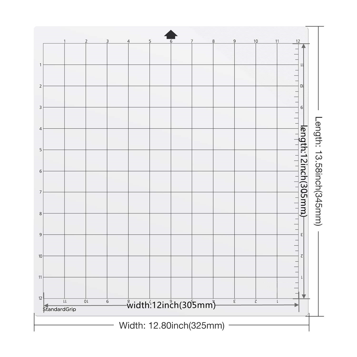 3/5 Psc Cutting Mat for Silhou - Plotter Cutting Mat recension och pris